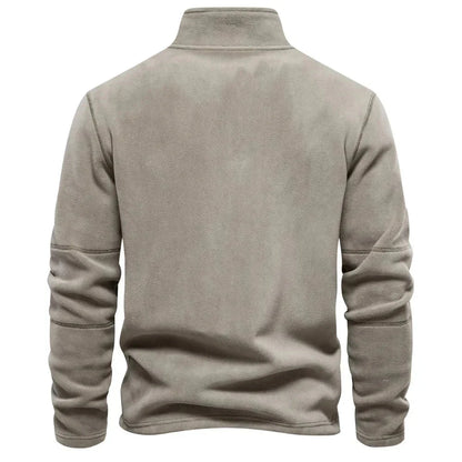 Fleece Pullover - Quarter Zip - Warm - Fleece Sweater - Men's Half Zip Fleece-Chaps of London-Chaps of London